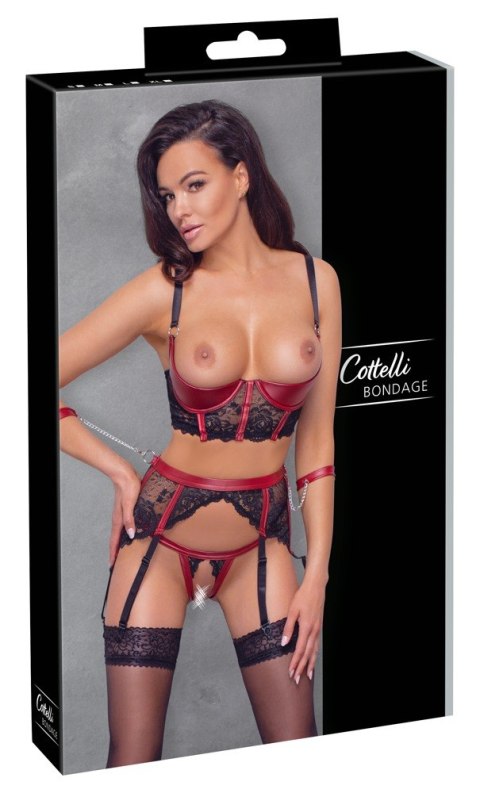 Komplet bielizny 3 częściowy XL Cottelli BONDAGE