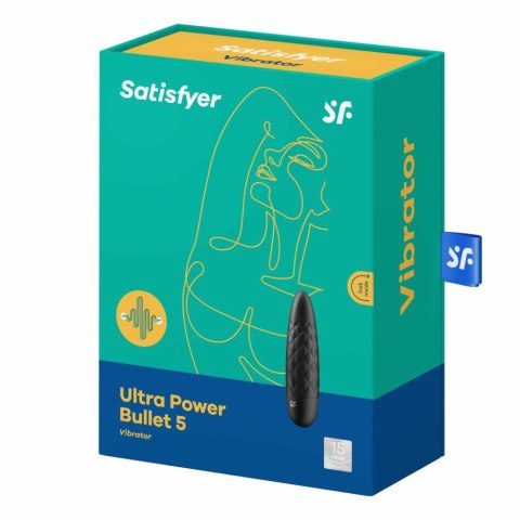 Wibrator stymulator Satisfyer Ultra Power Bullet 5 czarny Satisfyer Wibrator stymulator Satisfyer Ultra Power Bullet 5 czarny Satisfyer