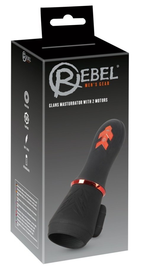 Rebel Glans Masturbator with 2 Rebel Rebel Glans Masturbator with 2 Rebel