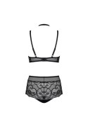 Biustonosz figi sex komplet Obsessive Elizenes L/XL Obsessive