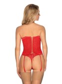 Gorset stringi sex komplet Obsessive Flameria S/M Obsessive