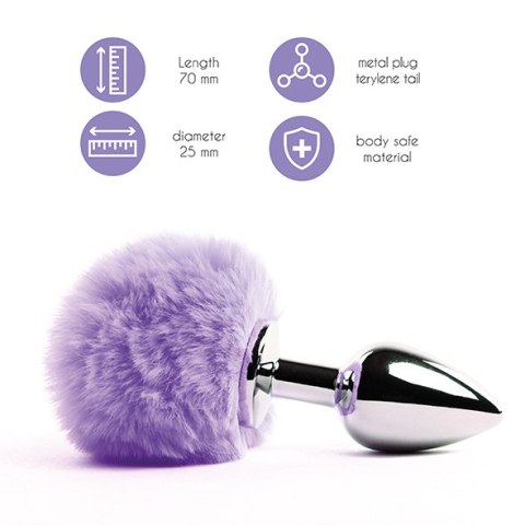 FeelzToys - Bunny Tails Butt Plug Purple FeelzToys FeelzToys - Bunny Tails Butt Plug Purple FeelzToys