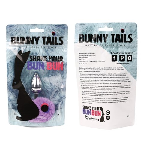 FeelzToys - Bunny Tails Butt Plug Purple FeelzToys FeelzToys - Bunny Tails Butt Plug Purple FeelzToys