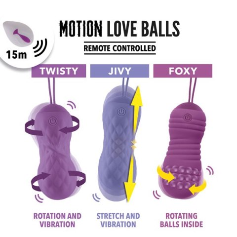FeelzToys - Remote Controlled Motion Love Balls Jivy FeelzToys FeelzToys - Remote Controlled Motion Love Balls Jivy FeelzToys