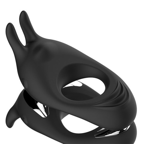 FeelzToys - Zeus Dual Vibe Cockring Zwart FeelzToys FeelzToys - Zeus Dual Vibe Cockring Zwart FeelzToys