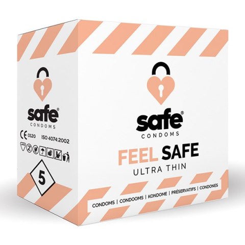 SAFE - Condooms Voelen Veilig Ultra Dun (5 stuks) Safe