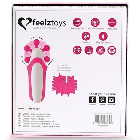 FeelzToys - Clitella Oral Clitoral Stimulator Pink FeelzToys FeelzToys - Clitella Oral Clitoral Stimulator Pink FeelzToys