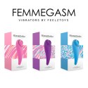 FeelzToys - FemmeGasm Tikkende & Kietelende Vibrator Turqoise FeelzToys