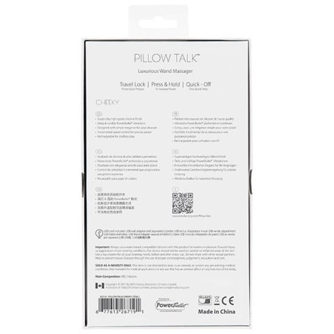 Pillow Talk - Cheeky Wand Massager Teal Pillow Talk Pillow Talk - Cheeky Wand Massager Teal Pillow Talk