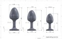 Plug ozdobny analny DORCEL Geisha Diamond M 8cm Dorcel