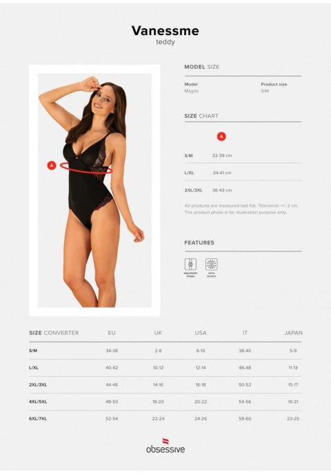 Vanessme body 2XL/3XL Obsessive Vanessme body 2XL/3XL Obsessive