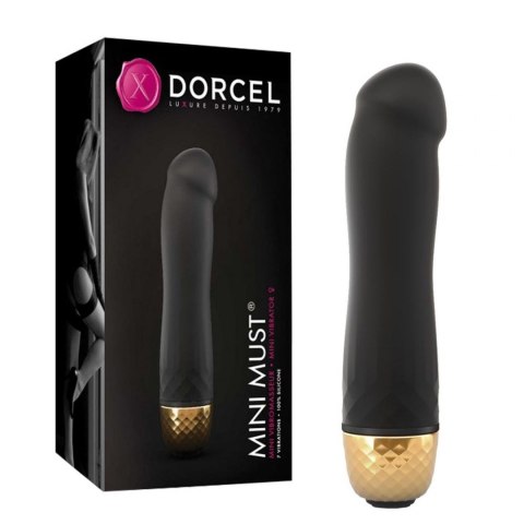 Wibrator klasyczny DORCEL Mini Must 7trybów 12cm czarny Dorcel Wibrator klasyczny DORCEL Mini Must 7trybów 12cm czarny Dorcel