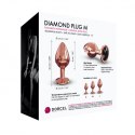 Ozdobny korek analny metal DORCEL Diamond Plug 8cm Dorcel