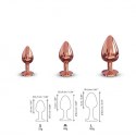 Ozdobny korek analny metal DORCEL Diamond Plug 8cm Dorcel