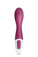 Wibrator do punktu G ogrzewany Satisfyer Hot Spot bordowy Satisfyer