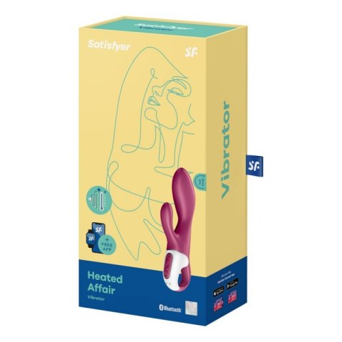 Wibrator króliczek ciepły Satisfyer Heated Affair bordowy Satisfyer Wibrator króliczek ciepły Satisfyer Heated Affair bordowy Satisfyer