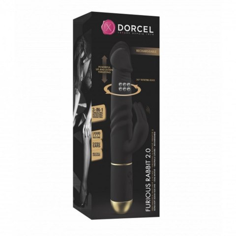 Wibrator króliczek posuw DORCEL Furious Rabbit 27cm Dorcel Wibrator króliczek posuw DORCEL Furious Rabbit 27cm Dorcel