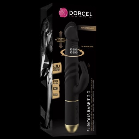 Wibrator króliczek posuw DORCEL Furious Rabbit 27cm Dorcel Wibrator króliczek posuw DORCEL Furious Rabbit 27cm Dorcel