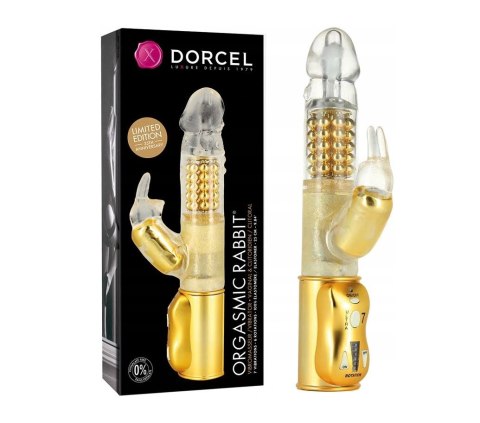 Wirbator królik DORCEL Orgasmic Rabbit 25cm 7trybów złoty Dorcel