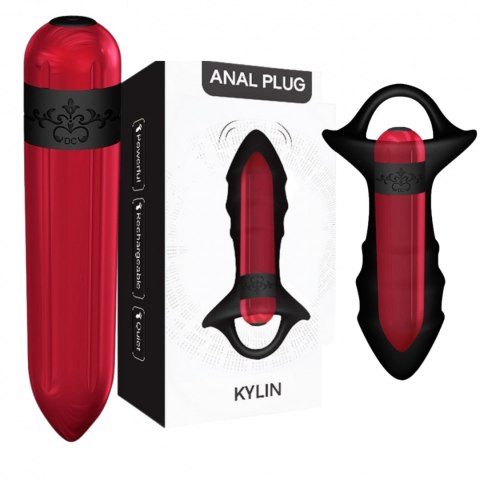 Korek analny wibrujący plug zatyczka 9 trybów 11 cm czarny Boss Series Joy