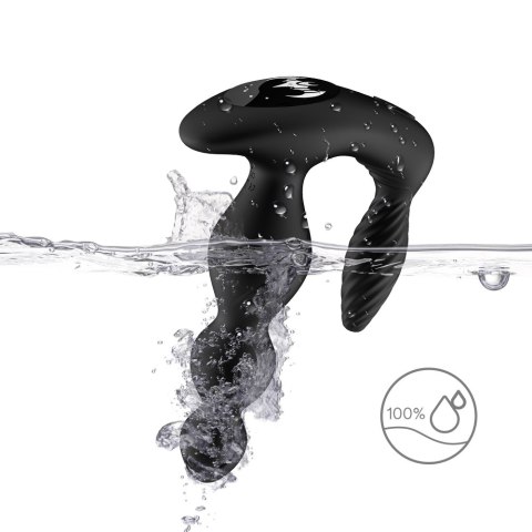 Korek analny z masażerem łechtaczki 9 trybów 17 cm Boss Series Joy Korek analny z masażerem łechtaczki 9 trybów 17 cm Boss Series Joy