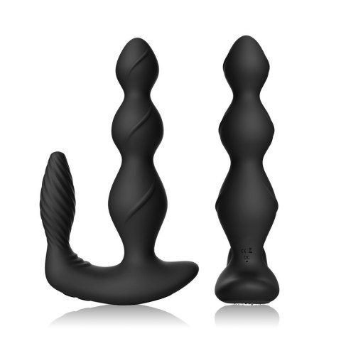 Korek analny z masażerem łechtaczki 9 trybów 17 cm Boss Series Joy Korek analny z masażerem łechtaczki 9 trybów 17 cm Boss Series Joy