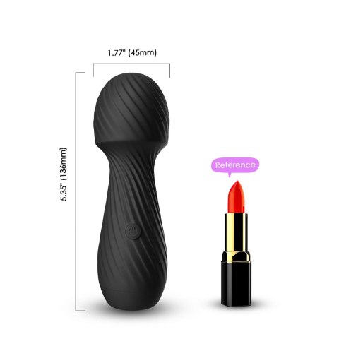 Masażer do łechtaczki ciała erotyczny 9 trybów 13 cm czarny Boss Series Joy Masażer do łechtaczki ciała erotyczny 9 trybów 13 cm czarny Boss Series Joy