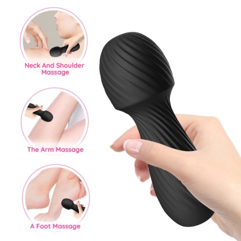 Masażer do łechtaczki ciała erotyczny 9 trybów 13 cm czarny Boss Series Joy Masażer do łechtaczki ciała erotyczny 9 trybów 13 cm czarny Boss Series Joy