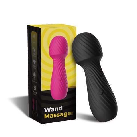 Masażer do łechtaczki ciała erotyczny 9 trybów 13 cm czarny Boss Series Joy Masażer do łechtaczki ciała erotyczny 9 trybów 13 cm czarny Boss Series Joy