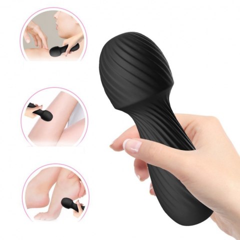 Masażer do łechtaczki ciała erotyczny 9 trybów 13 cm czarny Boss Series Joy Masażer do łechtaczki ciała erotyczny 9 trybów 13 cm czarny Boss Series Joy