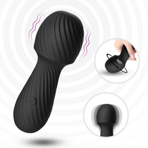 Masażer do łechtaczki ciała erotyczny 9 trybów 13 cm czarny Boss Series Joy Masażer do łechtaczki ciała erotyczny 9 trybów 13 cm czarny Boss Series Joy