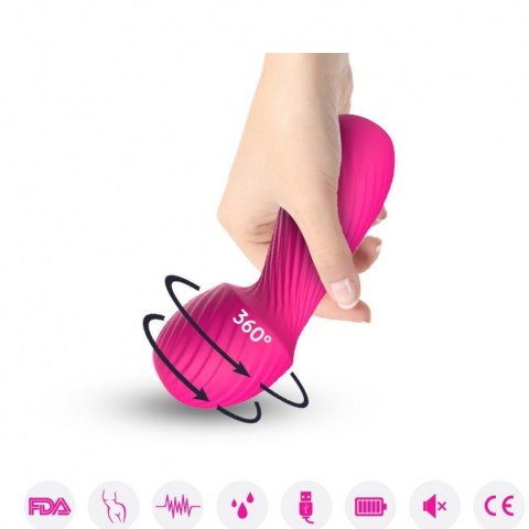 Masażer do łechtaczki ciała erotyczny 9 trybów 13 cm różowy Boss Series Joy Masażer do łechtaczki ciała erotyczny 9 trybów 13 cm różowy Boss Series Joy