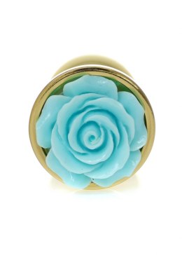 Plug-Jewellery Gold PLUG ROSE- Light Blue Boss Series HeavyFun