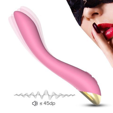 Wibrator masażer stymulator punktu G 22cm 9 trybów różowy Boss Series Joy Wibrator masażer stymulator punktu G 22cm 9 trybów różowy Boss Series Joy