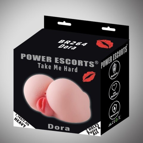 Masturbator-Take Me Hard Dora-Pussy & Ass Masturbator 1,1kg Flesh Power Escorts