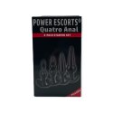 Plug-Quatro Anal Plugs Starter Set- 4-Pack Black Power Escorts