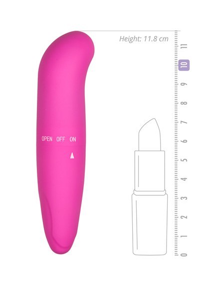 Wibrator-Mini G-Spot Vibrator - Pink Easytoys Wibrator-Mini G-Spot Vibrator - Pink Easytoys