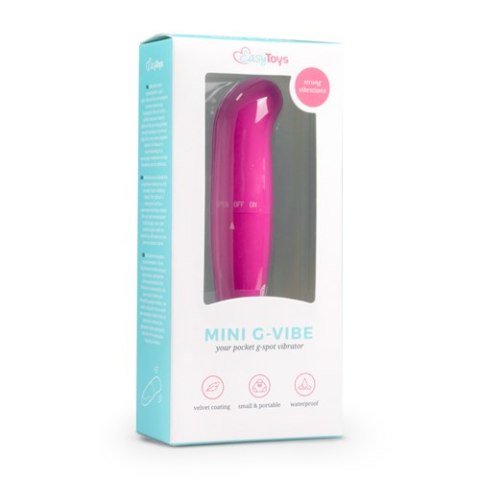 Wibrator-Mini G-Spot Vibrator - Pink Easytoys Wibrator-Mini G-Spot Vibrator - Pink Easytoys
