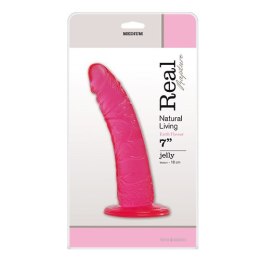 Dildo-JELLY DILDO REAL RAPTURE PINK 7 Real Rapture