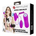 PRETTY LOVE - SUCTION & VIBRO-BULLETS, 12 vibration functions 12 sucking functions Pretty Love