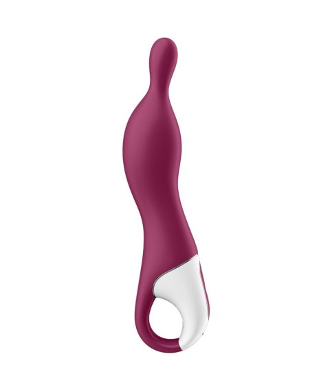 Wibrator do punktu A Satisfyer A-Mazing 1 12 trybów 21cm czerwony Satisfyer Wibrator do punktu A Satisfyer A-Mazing 1 12 trybów 21cm czerwony Satisfyer