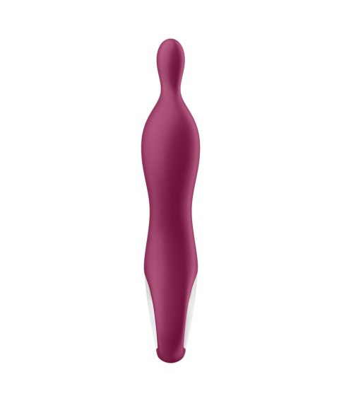 Wibrator do punktu A Satisfyer A-Mazing 1 12 trybów 21cm czerwony Satisfyer Wibrator do punktu A Satisfyer A-Mazing 1 12 trybów 21cm czerwony Satisfyer