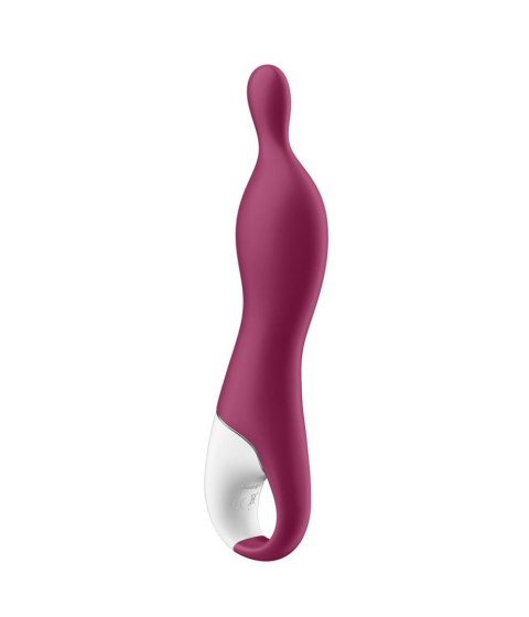 Wibrator do punktu A Satisfyer A-Mazing 1 12 trybów 21cm czerwony Satisfyer Wibrator do punktu A Satisfyer A-Mazing 1 12 trybów 21cm czerwony Satisfyer
