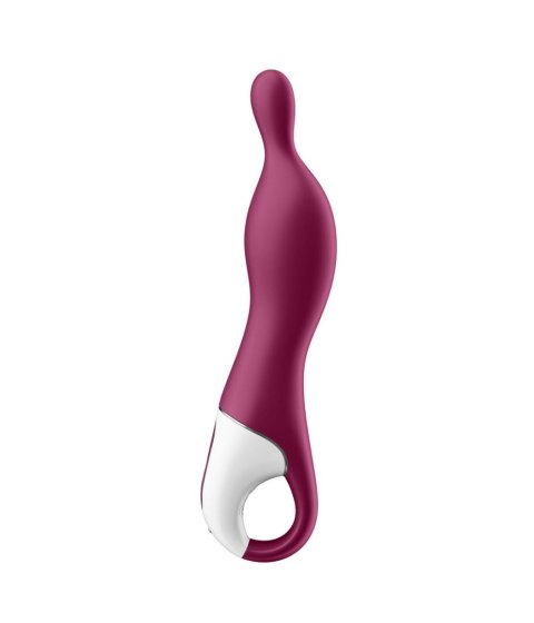 Wibrator do punktu A Satisfyer A-Mazing 1 12 trybów 21cm czerwony Satisfyer Wibrator do punktu A Satisfyer A-Mazing 1 12 trybów 21cm czerwony Satisfyer