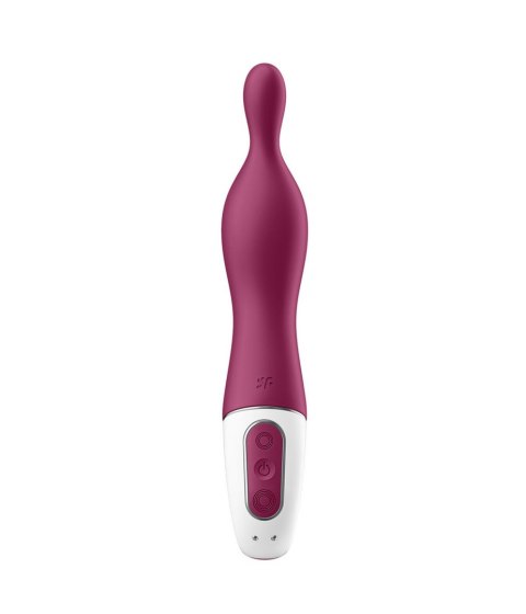 Wibrator do punktu A Satisfyer A-Mazing 1 12 trybów 21cm czerwony Satisfyer Wibrator do punktu A Satisfyer A-Mazing 1 12 trybów 21cm czerwony Satisfyer