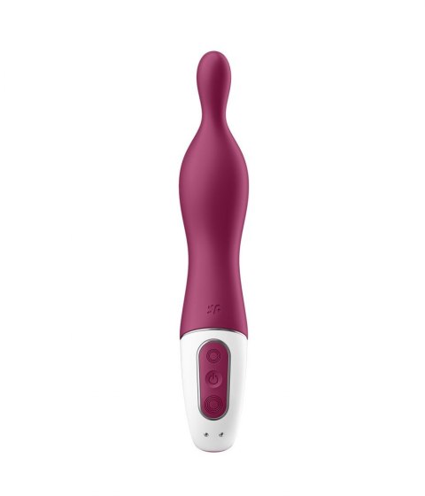 Wibrator do punktu A Satisfyer A-Mazing 1 12 trybów 21cm czerwony Satisfyer Wibrator do punktu A Satisfyer A-Mazing 1 12 trybów 21cm czerwony Satisfyer