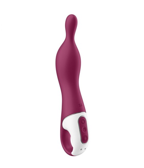 Wibrator do punktu A Satisfyer A-Mazing 1 12 trybów 21cm czerwony Satisfyer Wibrator do punktu A Satisfyer A-Mazing 1 12 trybów 21cm czerwony Satisfyer