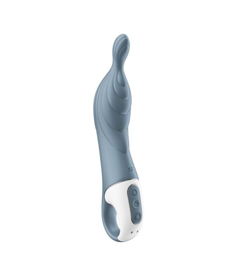 Wibrator do punktu A Satisfyer A-Mazing 2 12 trybów 22cm szary Satisfyer Wibrator do punktu A Satisfyer A-Mazing 2 12 trybów 22cm szary Satisfyer