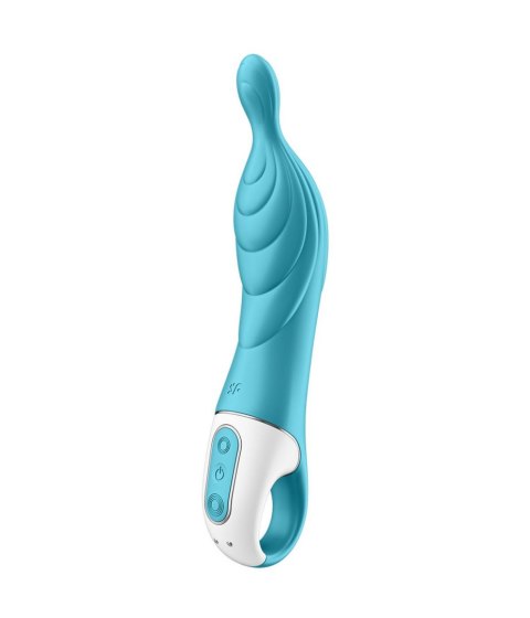 Wibrator do punktu A Satisfyer A-Mazing 2 12 trybów 22cm turkusowy Satisfyer Wibrator do punktu A Satisfyer A-Mazing 2 12 trybów 22cm turkusowy Satisfyer