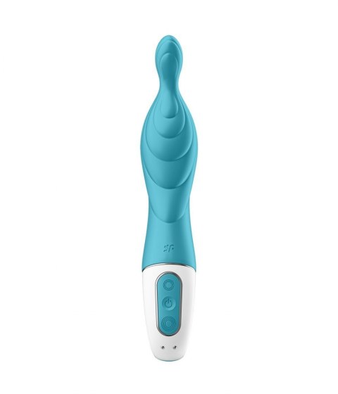 Wibrator do punktu A Satisfyer A-Mazing 2 12 trybów 22cm turkusowy Satisfyer Wibrator do punktu A Satisfyer A-Mazing 2 12 trybów 22cm turkusowy Satisfyer